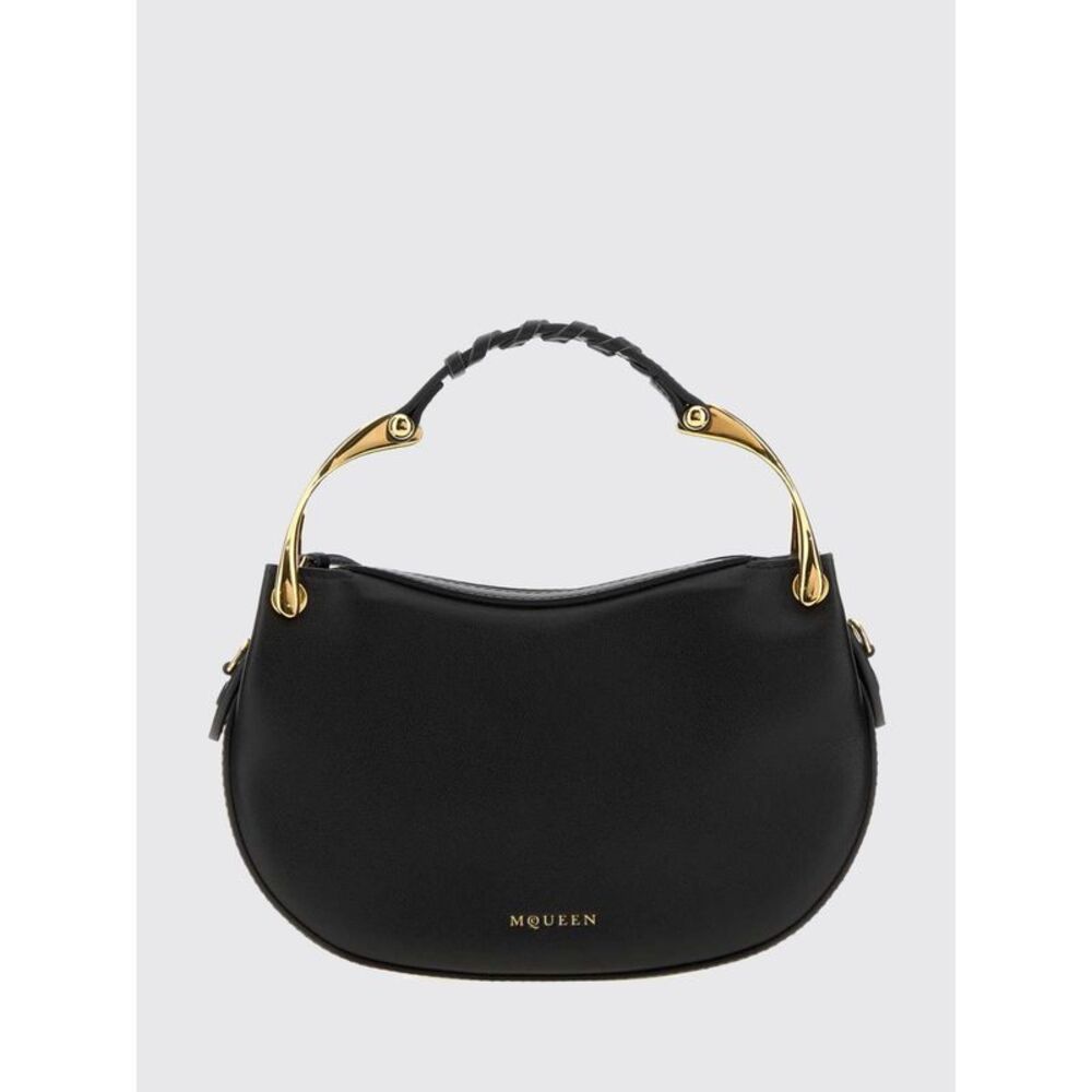 Mcqueen Wishbone Leather Mini Handbag With Removable Shoulder Strap